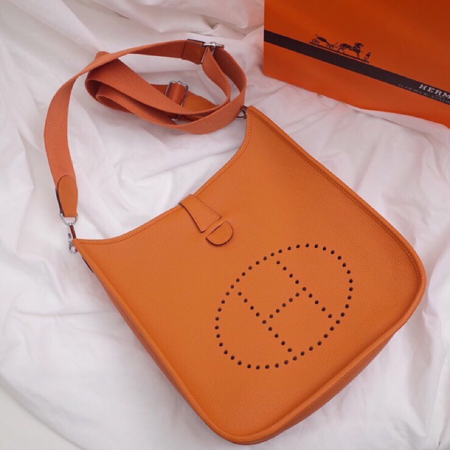 에르메스 에블린29 오렌지 은장